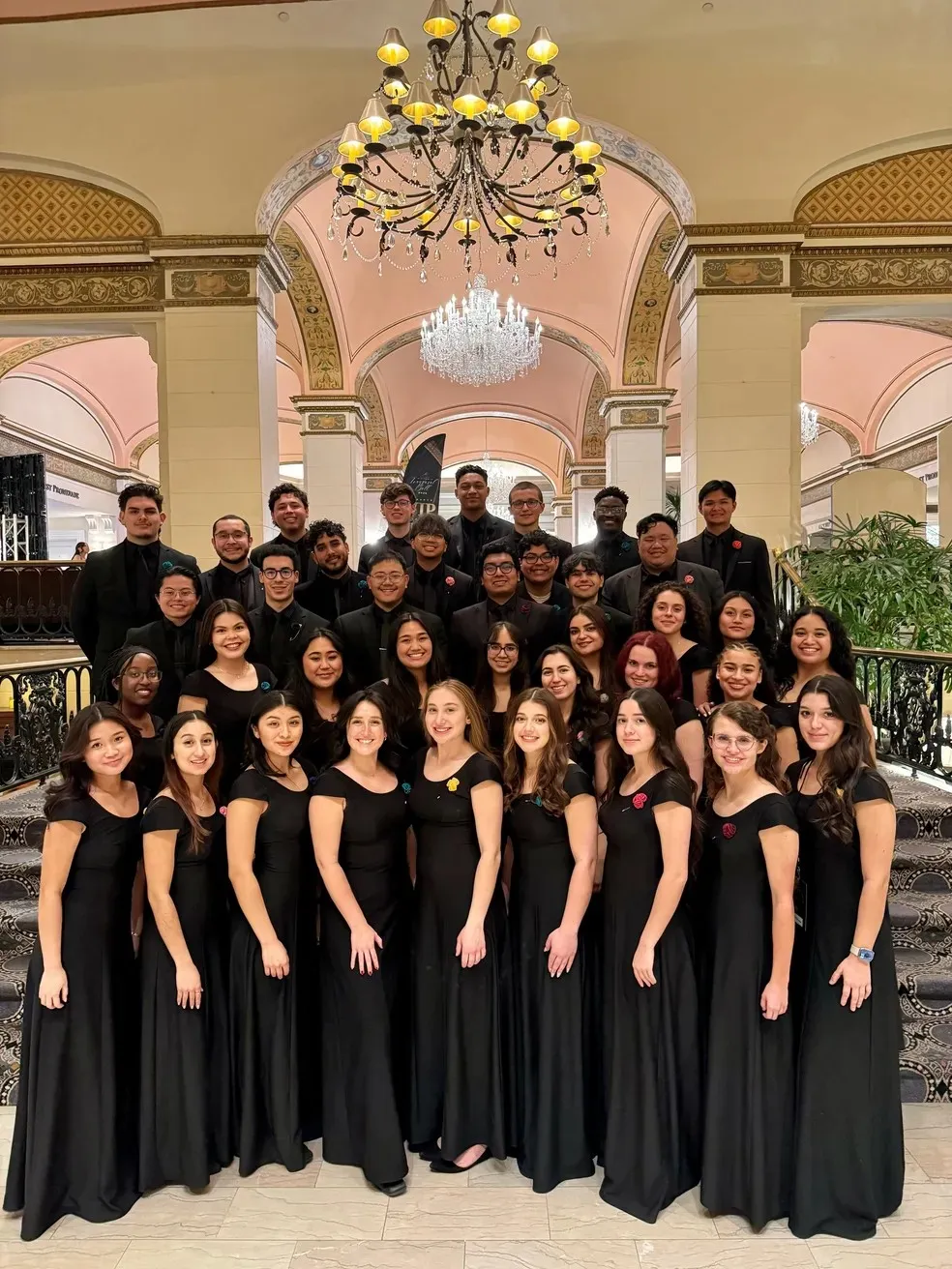 University singers group photo