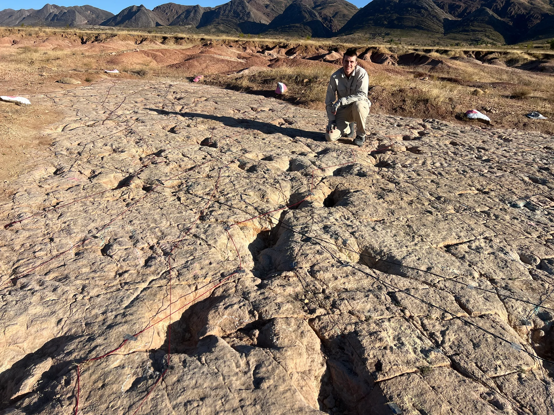 Dr. Jeremy McKlarty Dino Foot Prints Bolivia