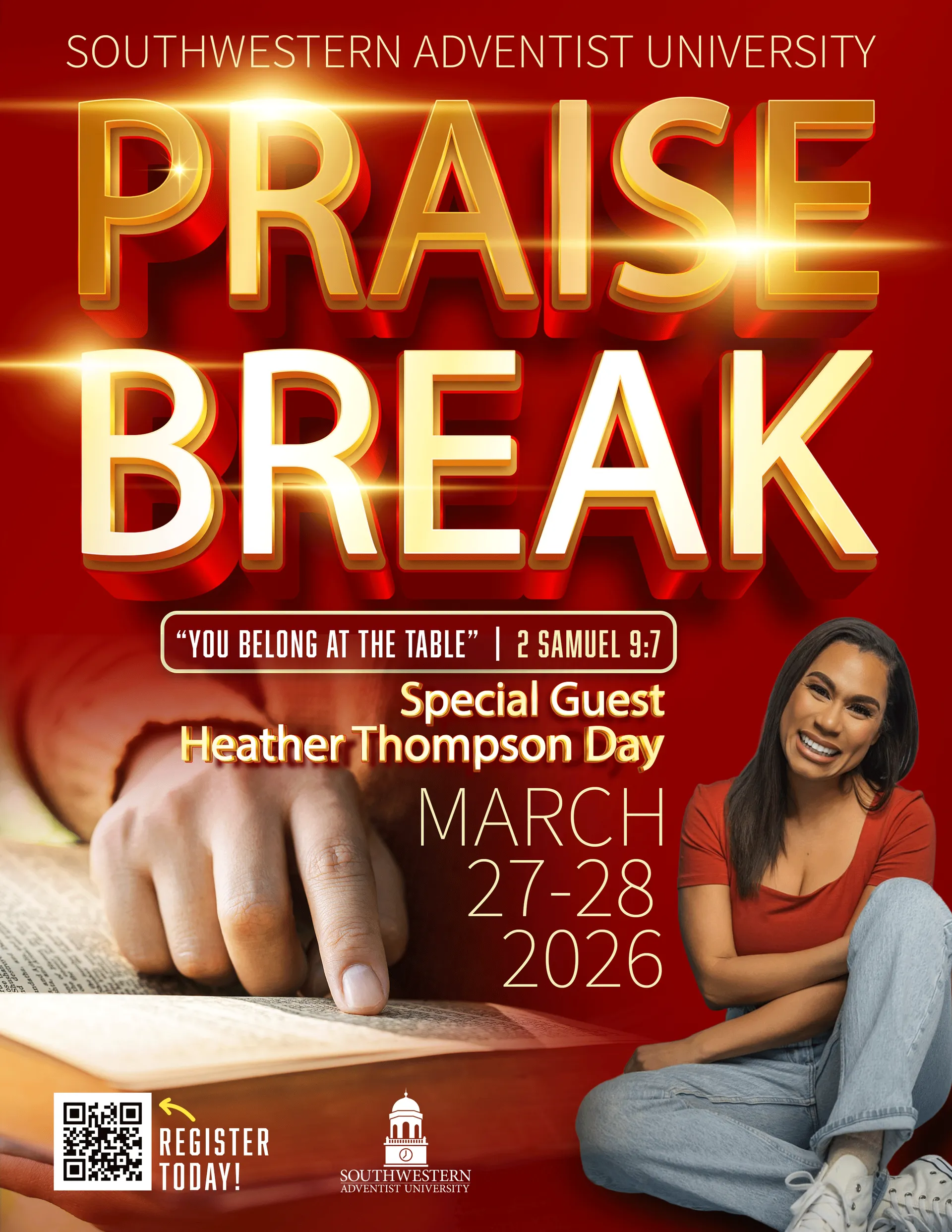 Praise break poster