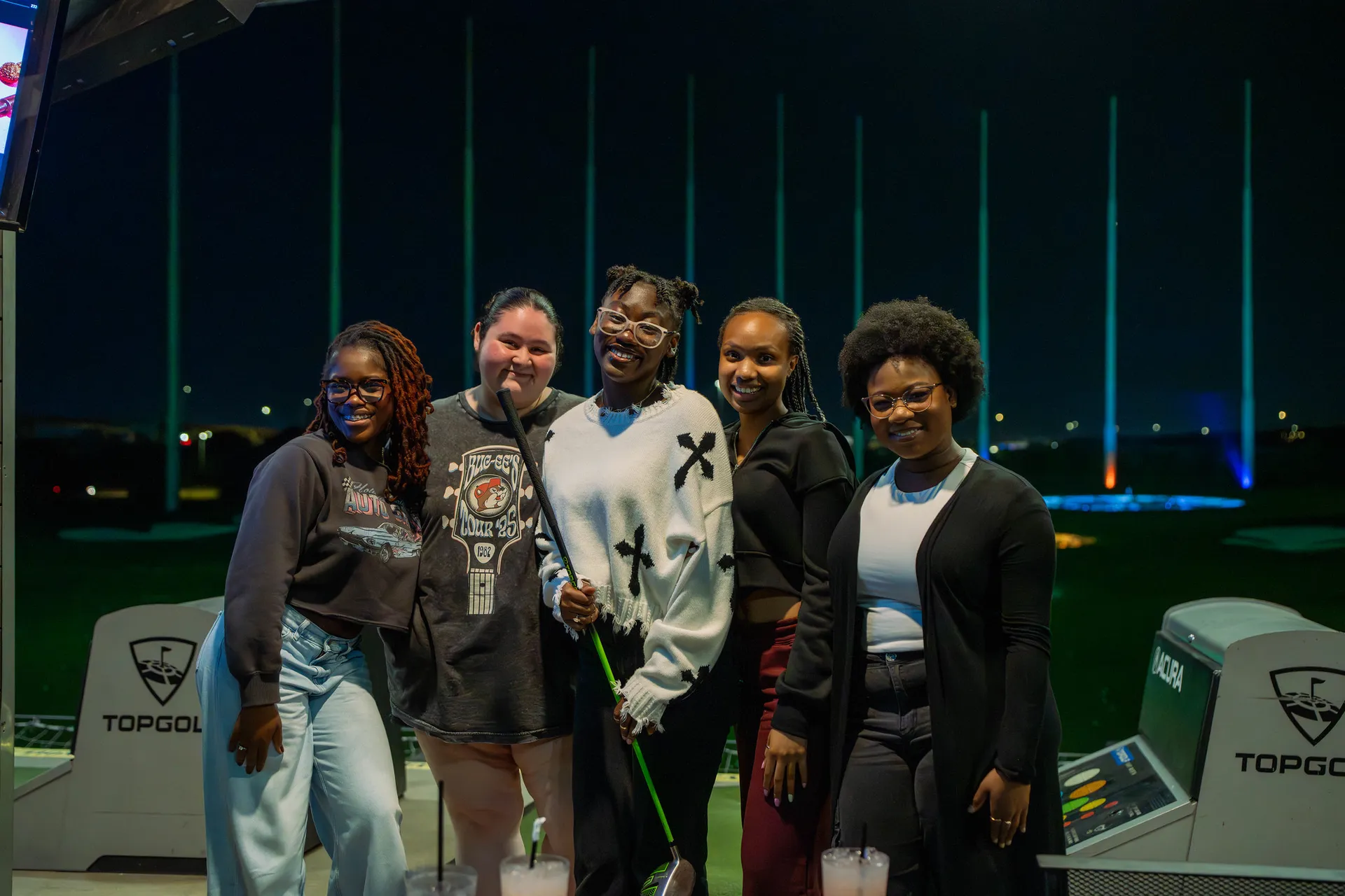Students at SA top golf event
