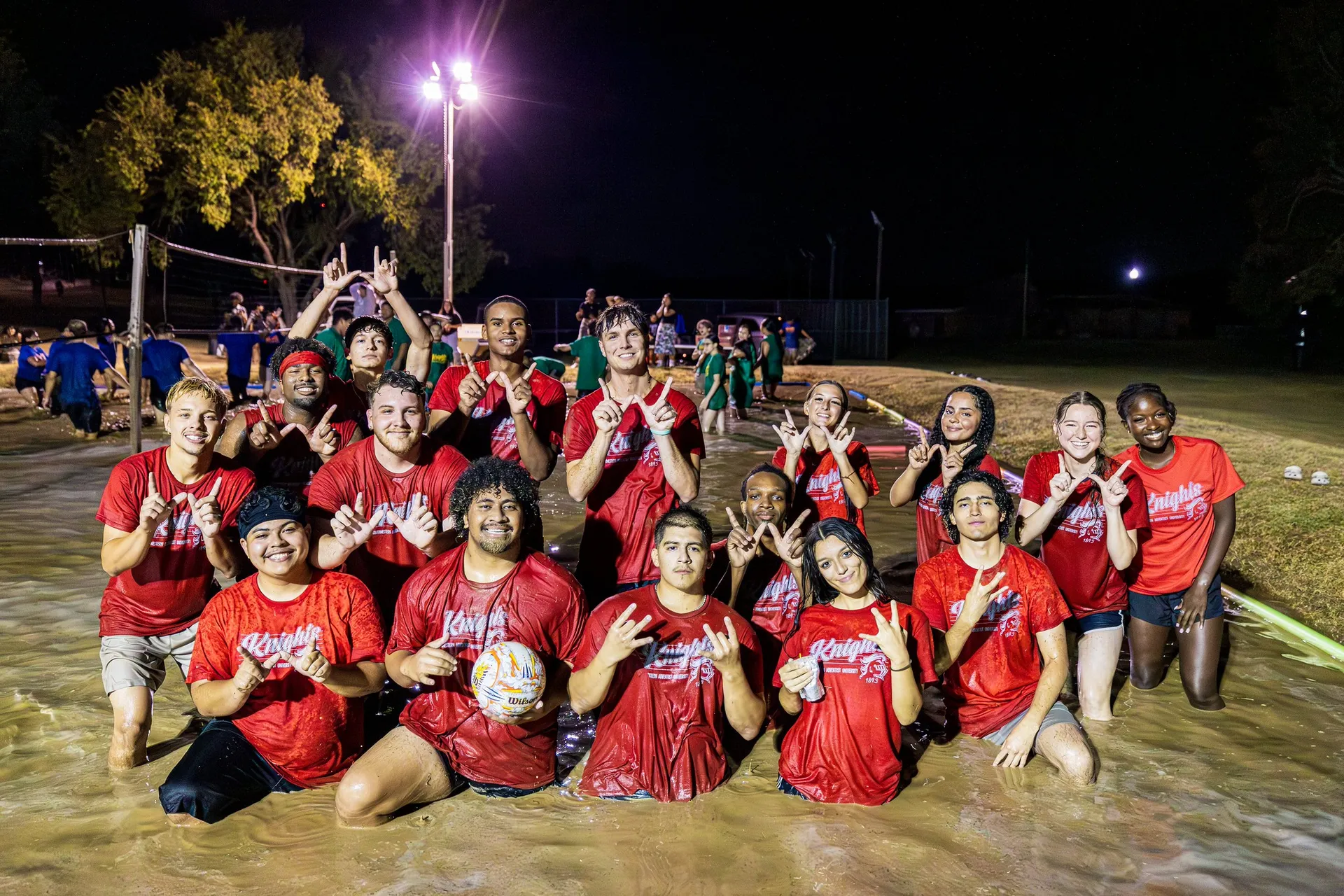 group photo of red team