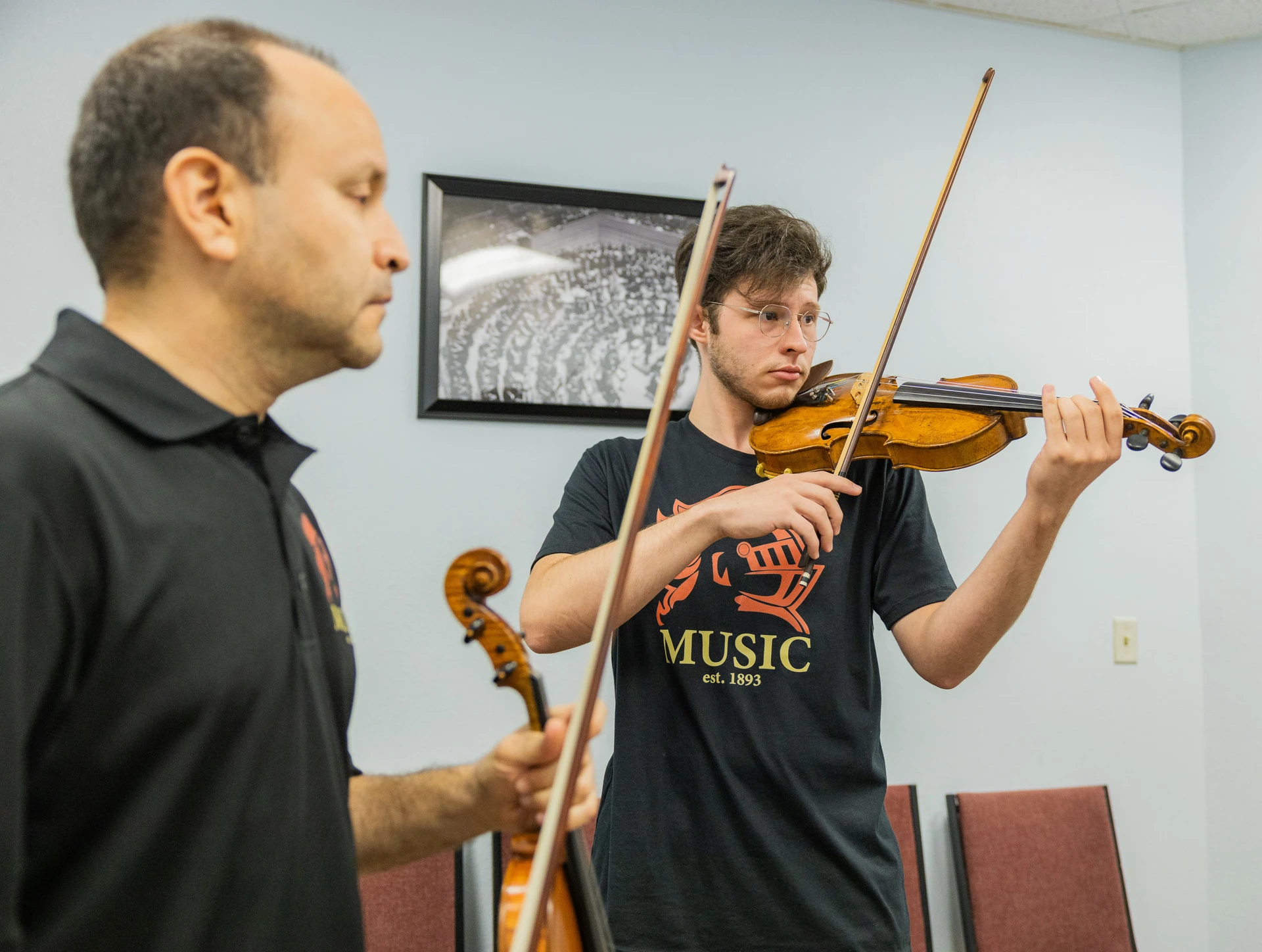 SWAU student music with violin