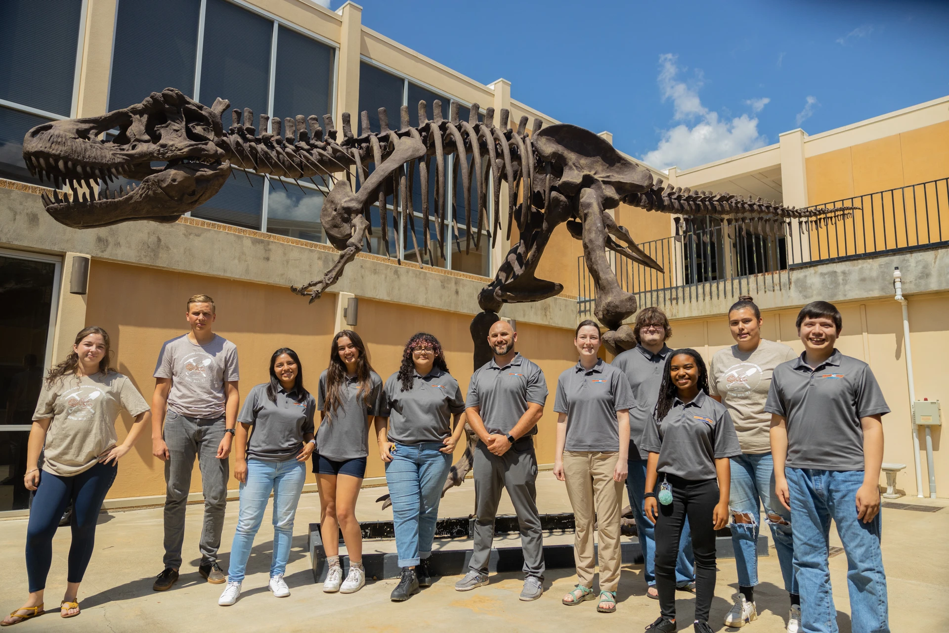 SWAU Dinosaur Science Museum team research students professor