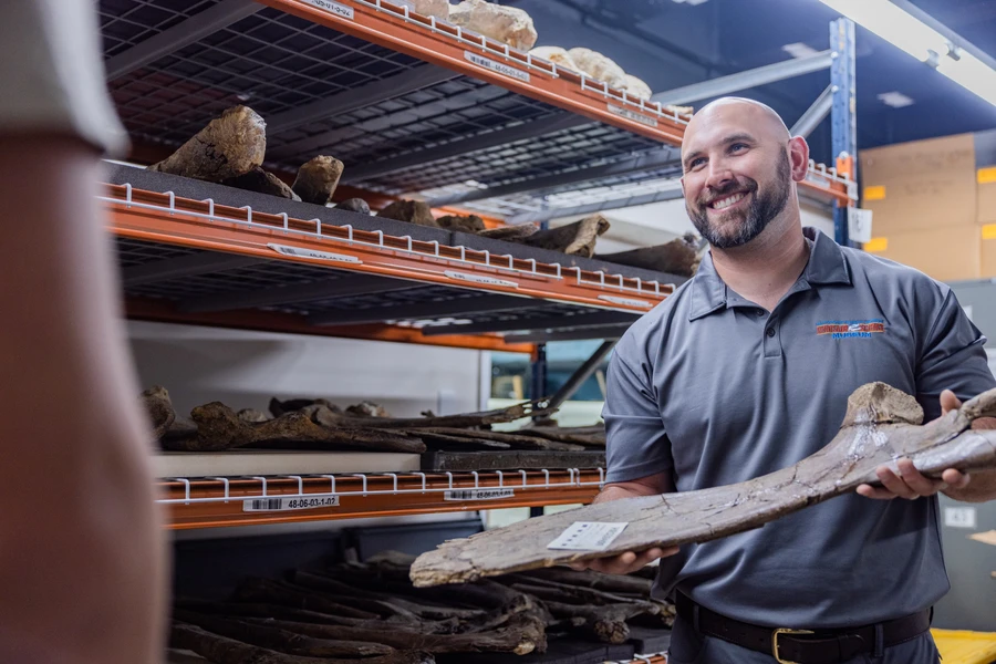 Dr. Jared Wood Paleontology Dinosaur Science Museum Director and Researcher VIP tour